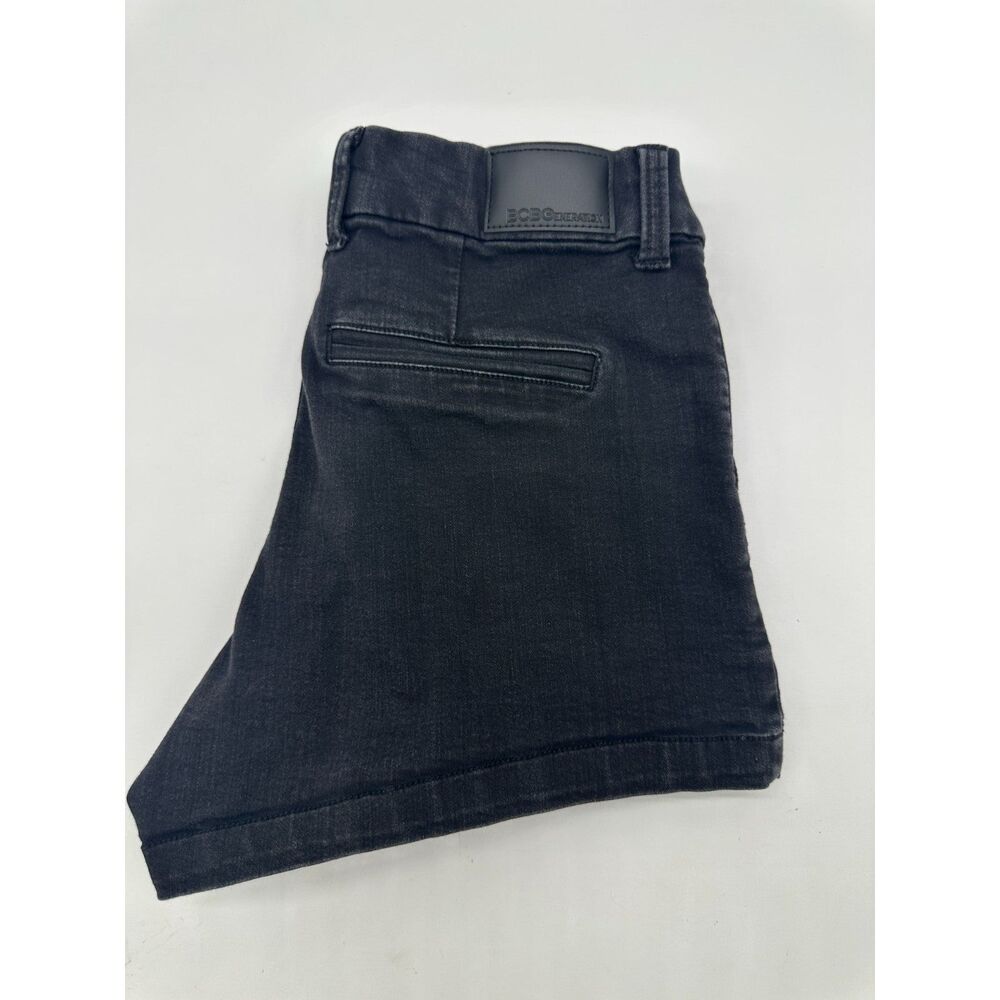 BCBGeneration Trouser Shorts 7/28 Zip Up & Pockets Black - Picture 5 of 6